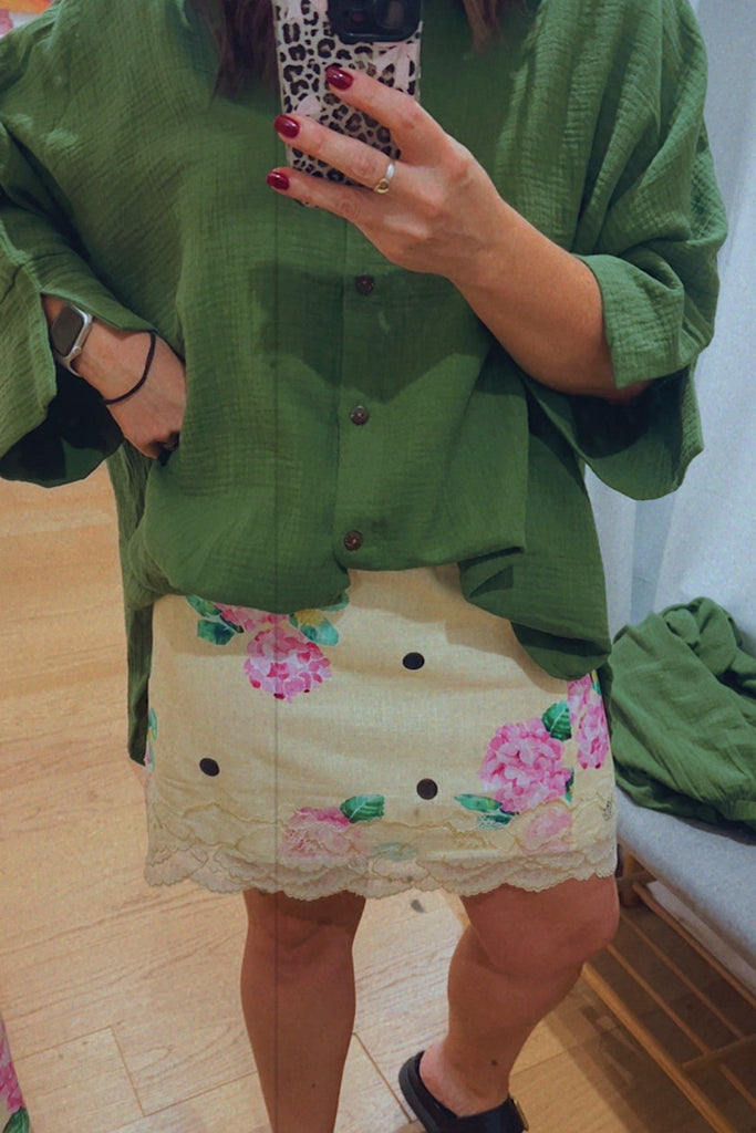 Hydrangeas Mini Skirt